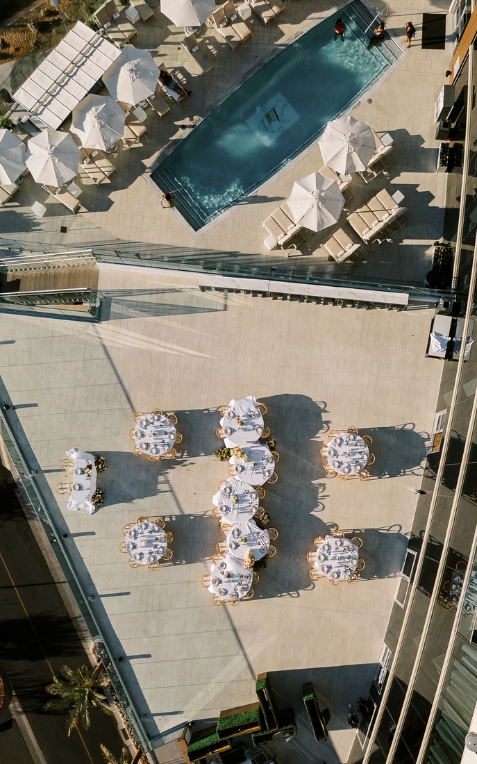 Aerial venue detail